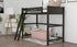 Brown Twin Size Hight Loft Bed