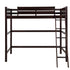 Brown Twin Size Hight Loft Bed