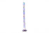 49" Steel LED Column Floor Lamp With Clear Drum Shade