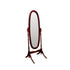 Brown Oval Cheval Standing Mirror