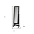 Brown Rectangle Cheval Standing Mirror