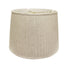 20" Cream Paperback Linen Lampshade with Side Pleats