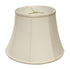 16" White Altered Bell Monay Shantung Lampshade