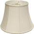 16" White Altered Bell Monay Shantung Lampshade