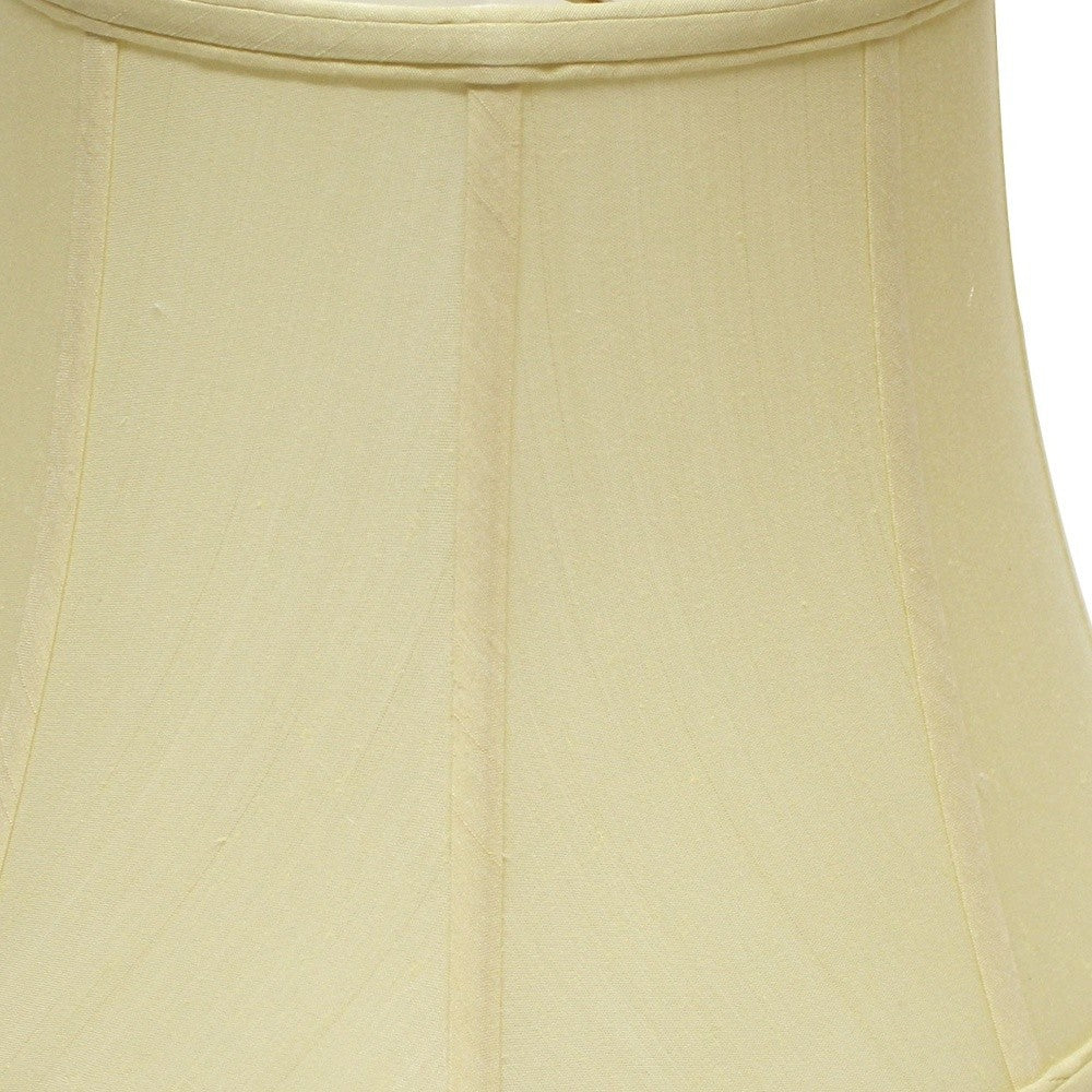 16" Antique White Altered Bell Monay Shantung Lampshade