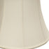 18" White Altered Bell Monay Shantung Lampshade