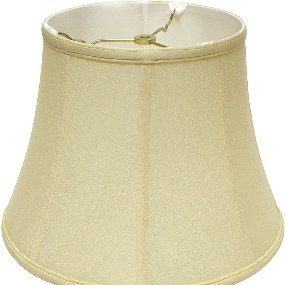 18" Antique White Altered Bell Monay Shantung Lampshade