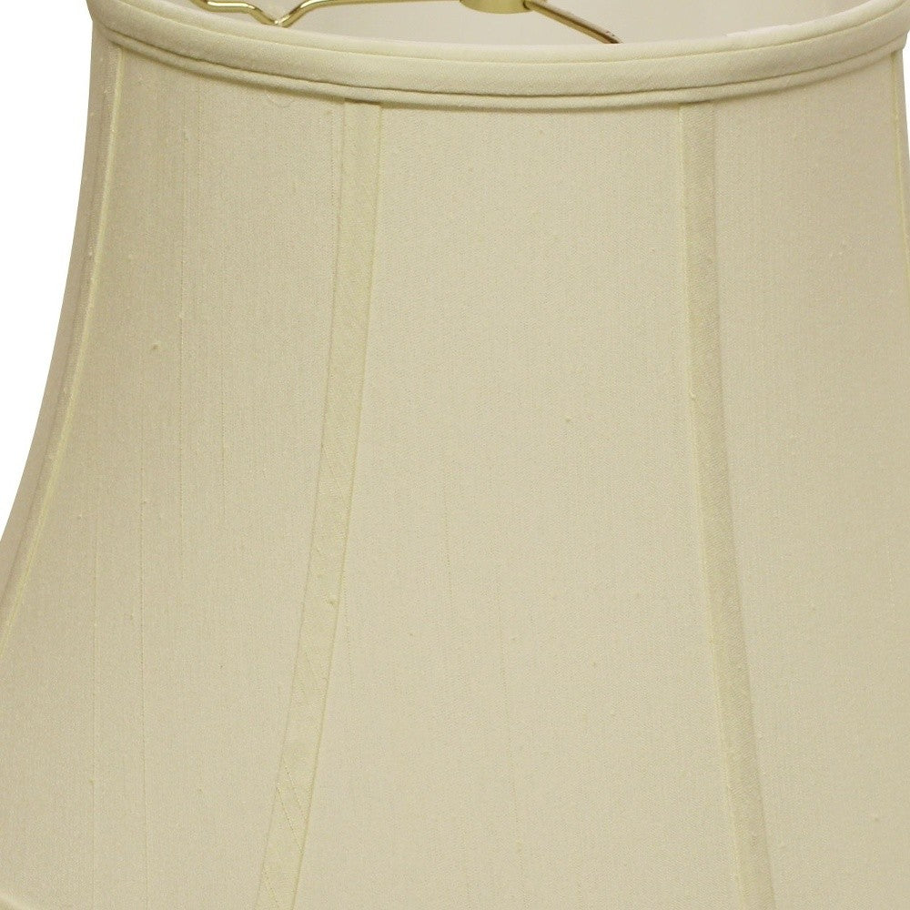 18" Ivory Altered Bell Monay Shantung Lampshade