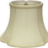 17" Ivory Reversed Oval Monay Shantung Lampshade