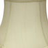 17" Ivory Reversed Oval Monay Shantung Lampshade