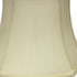 19" Ivory Reversed Oval Monay Shantung Lampshade