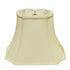 11" Ivory Inverted Rectangle Shantung Lampshade