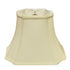 13" Ivory Inverted Rectangle Shantung Lampshade