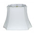 15" Snow Inverted Rectangle Shantung Lampshade