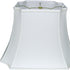 15" Snow Inverted Rectangle Shantung Lampshade