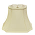 17" Ivory Inverted Rectangle Shantung Lampshade