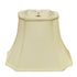 17" Ivory Inverted Rectangle Shantung Lampshade