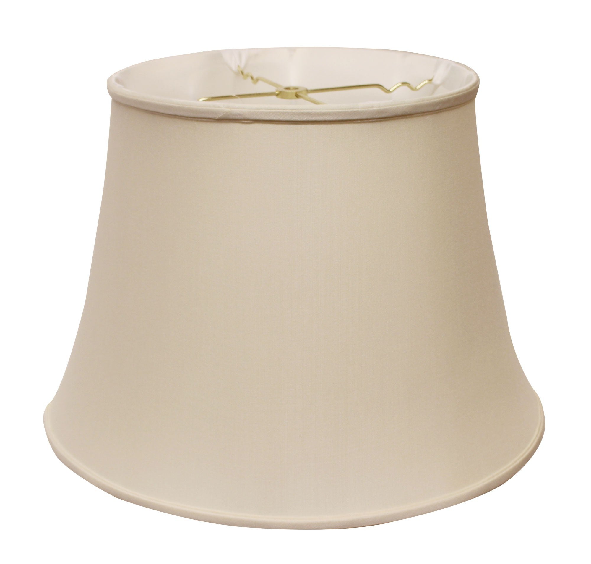 20" Biege Sloped Euro Bell Pongee Shantung Lampshade