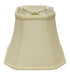 12" Ivory Slanted Square Bell Monay Shantung Lampshade