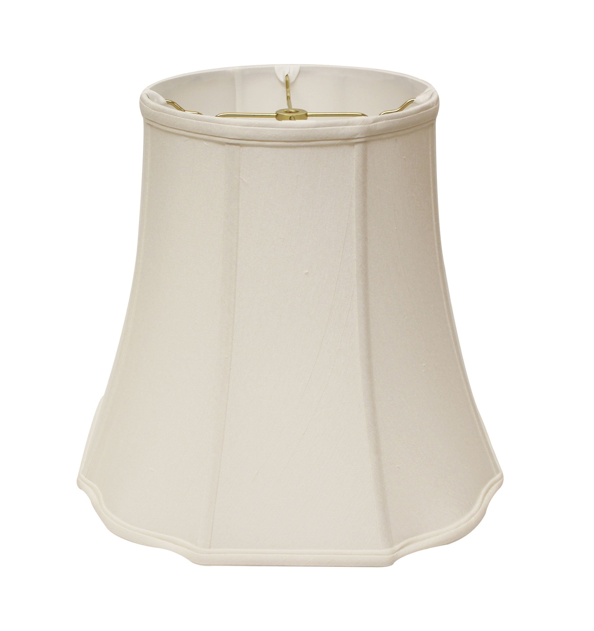 16" White Premium Octagon Monay Shantung Lampshade