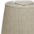 16" Cream Slanted Oval Paperback Linen Lampshade