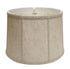 13" Cream Throwback Drum Linen Lampshade