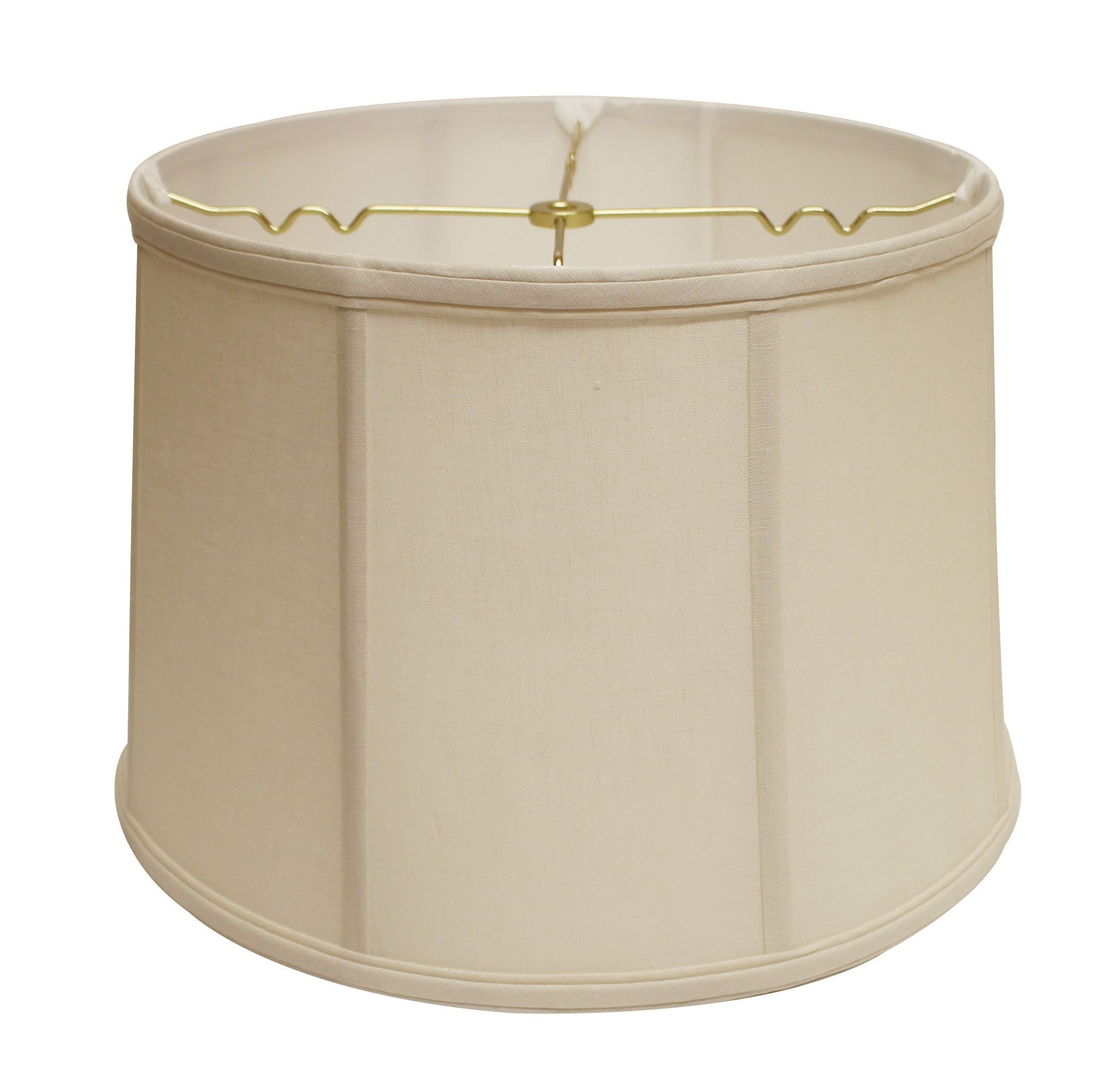19" Off White Throwback Drum Linen Lampshade