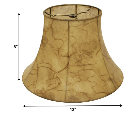 12" Antique Parchment Slanted Softback Lampshade
