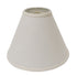 15" Off White Deep Cone Slanted Linen Lampshade