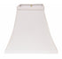 8" White Squre Bell No Slub Lampshade