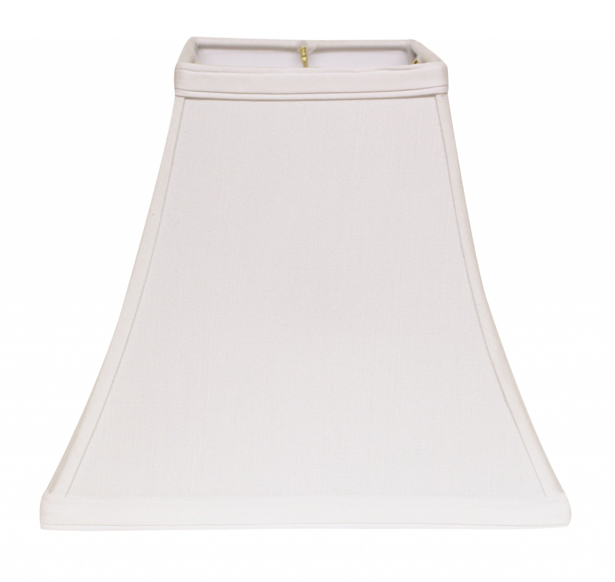 10" White Squre Bell No Slub Lampshade