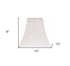 10" White Squre Bell No Slub Lampshade