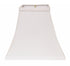 10" White Squre Bell No Slub Lampshade