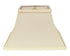 12" Ivory Rectangle Bell No Slub Lampshade