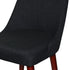 34" Dark Charcoal Gray Contemporary Armless Dining or Accent Chair