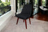 34" Dark Charcoal Gray Contemporary Armless Dining or Accent Chair