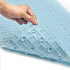 Pale Blue Keyboard Tile Bathtub Mat