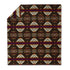 Brown Woven Acrylic Reversable Queen Blanket