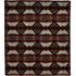 Brown Woven Acrylic Reversable Queen Blanket