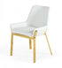 White Gold Dining Chair