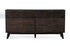 65" Dark Brown Solid Wood Six Drawer Double Dresser