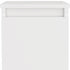 24" White One Drawer Bathroom Storage Cabinet