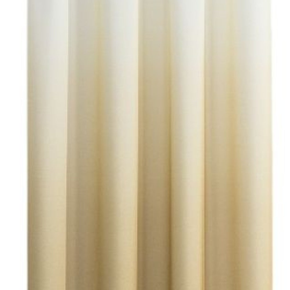 Set of Two 84"  Gold Ombre Shades Window Panels