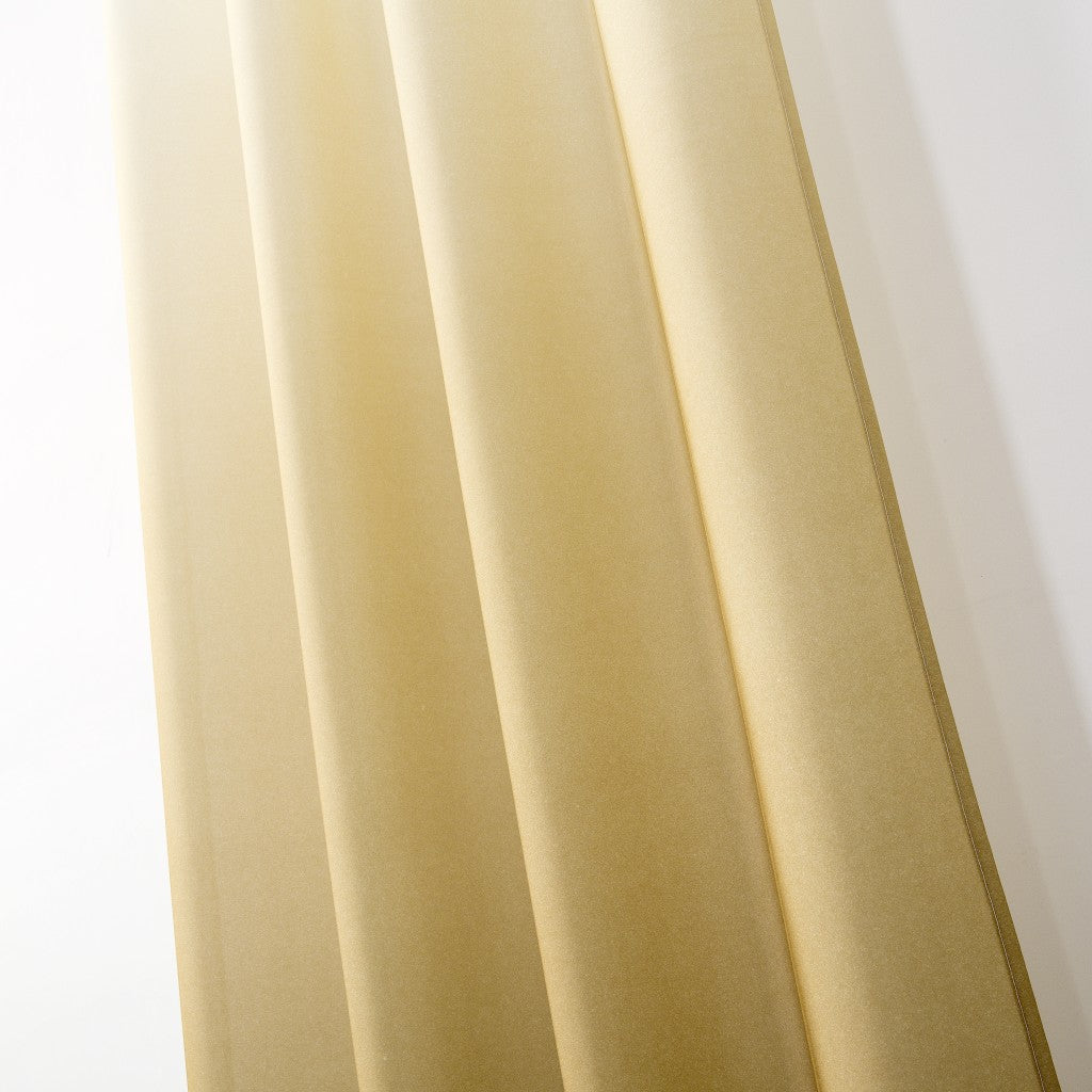 Set of Two 84"  Gold Ombre Shades Window Panels