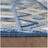 5' X 7' Blue And Gray Abstract Stain Resistant Indoor Outdoor Area Rug