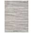 5' X 7' Gray Abstract Stain Resistant Indoor Outdoor Area Rug
