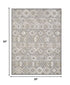 3' X 5' Gray And Ivory Southwestern Stain Resistant Indoor Outdoor Area Rug