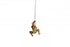 6" Rainbow Multi Unique Climbing Man With Rope Wall Art