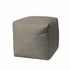 17" Red Polyester Cube Indoor Outdoor Pouf Cover