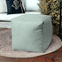 17" Red Polyester Cube Indoor Outdoor Pouf Cover